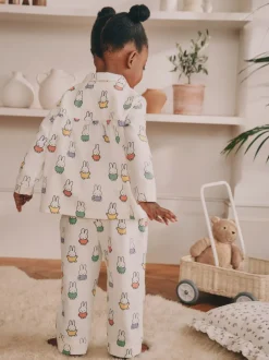 Nachtkleding En Pyjama's|Pyjama's|Next Ecru wit - Miffy-pyjama met knopen (9mnd-10jr)