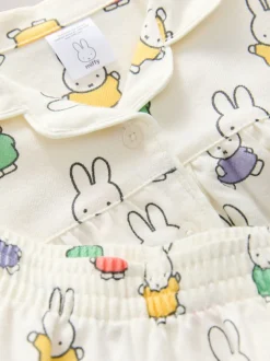 Nachtkleding En Pyjama's|Pyjama's|Next Ecru wit - Miffy-pyjama met knopen (9mnd-10jr)
