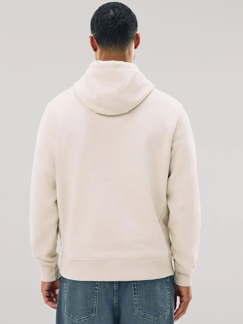 Sweaters En Hoody´S|Sweaters En Hoody´S|Next Ecru wit - Normale Pasvorm - Zwaargewicht Cotton Rich Jersey Hoodie
