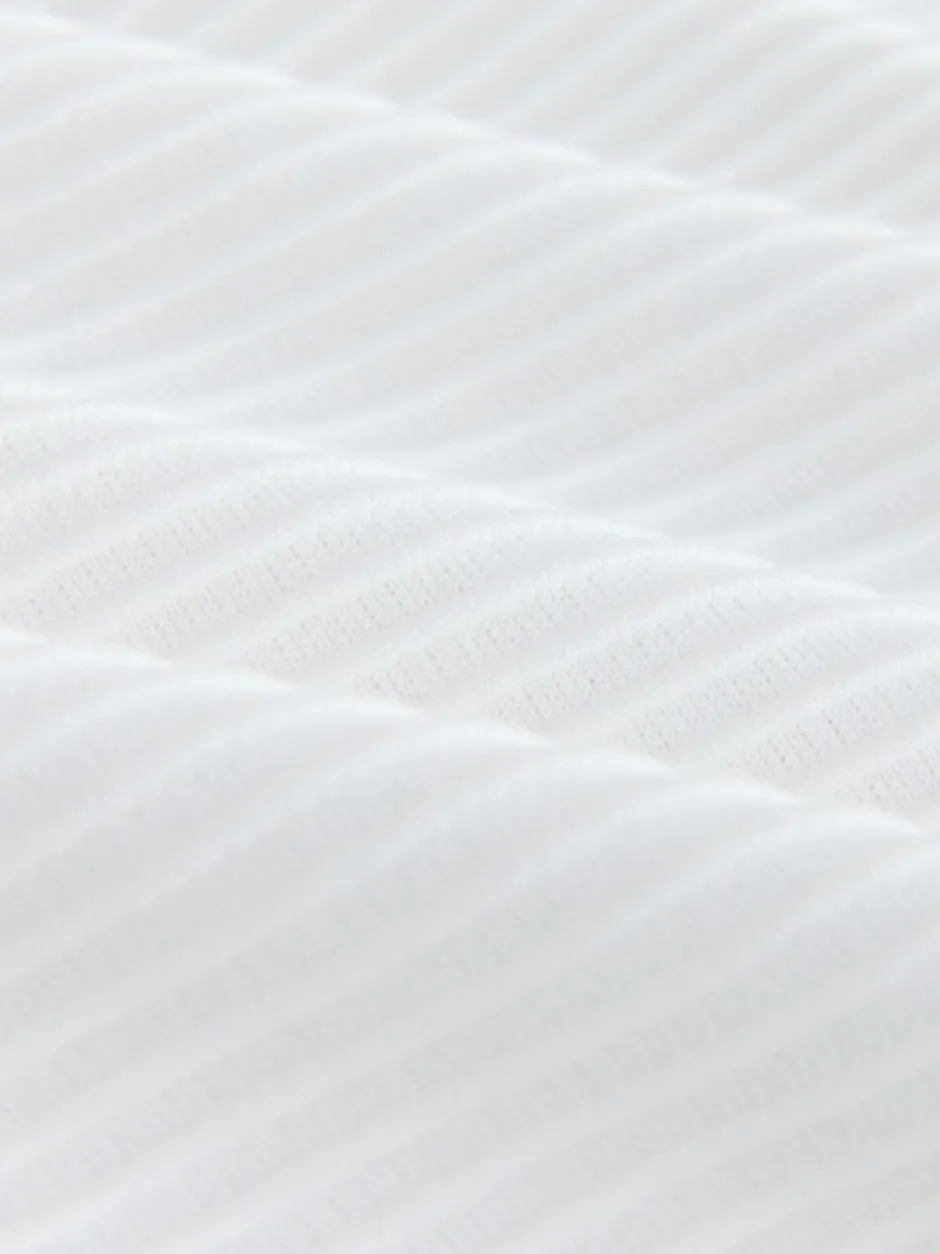 Poloshirts|Next - Smart poloshirt met textuur en rits Ecru wit