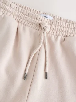 Joggingbroeken*Next Ecru wit - Straight fit - Relaxed Fit Brushback Heavyweight Joggers