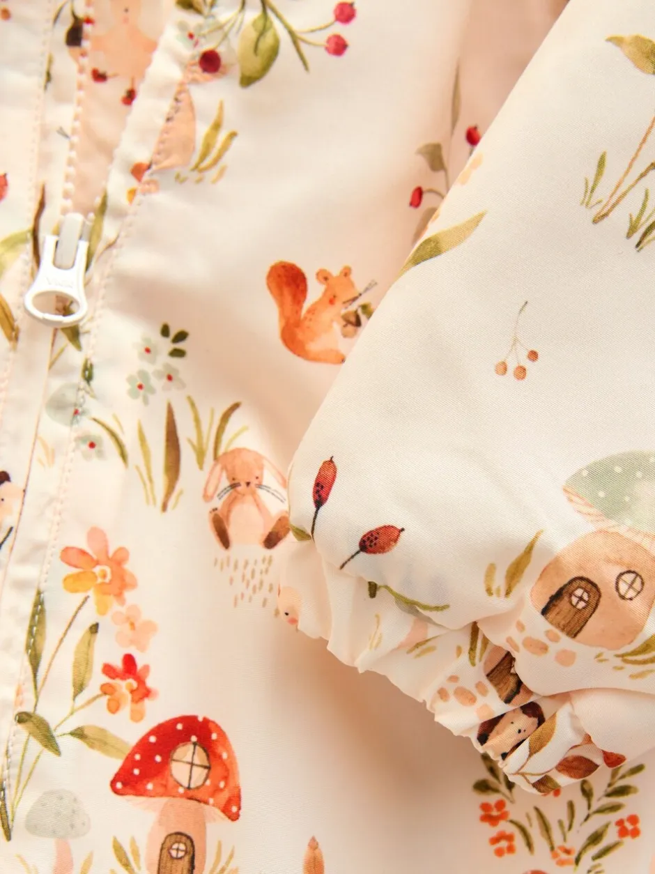 Jassen, Jacks En Kinderwagenpakjes|Jassen En Jacks|Next - Baby kinderwagenpak van nylon (0mnd -2jr) Ecru Woodland trui met capuchon