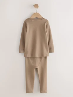 Nachtkleding En Pyjama's|Pyjama's*Next Ecru/bruin - Minnie Mouse knusse pyjama's verpakking van 2 (9mnd -12jr)