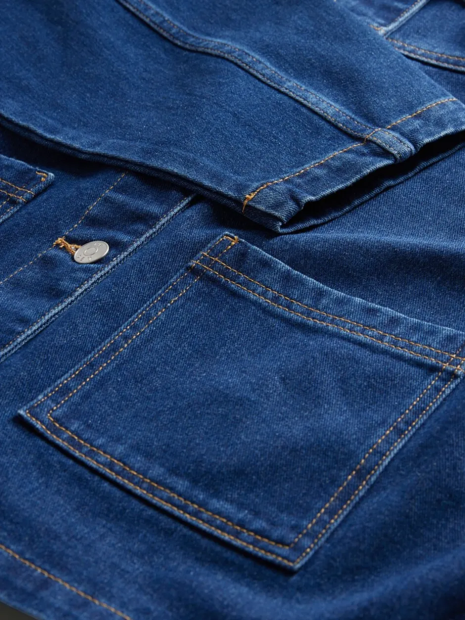 Jassen En Jacks*The Set - 2 Pack Denim Shackets van denim Ecru/middenblauw