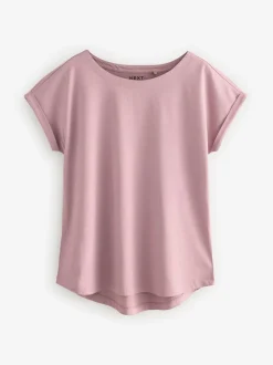 Tops En T-Shirts*Next - Set van 5 T-shirts met kapmouwtjes Ecru/Taupe/Bruin/Blauw/Geel