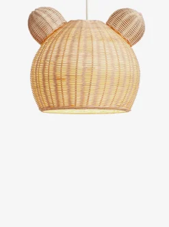 Lampenkappen|Verlichting|Next Eenvoudig te monteren lampenkap van rotan met teddybeervorm