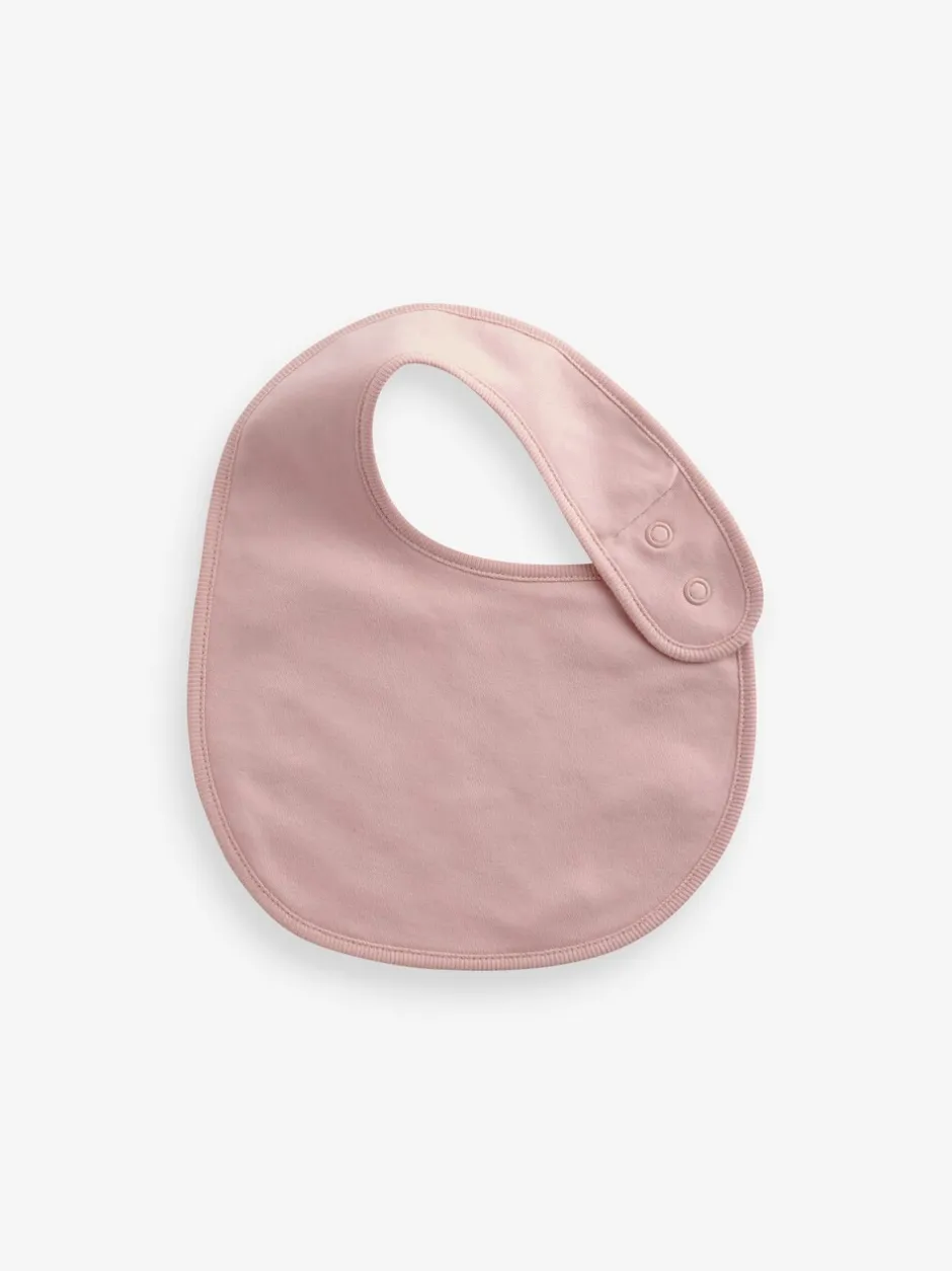 Slabbetjes|Next Effen roze - 5 Babyslabbetjes
