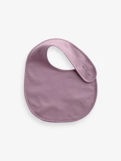 Slabbetjes|Next Effen roze - 5 Babyslabbetjes