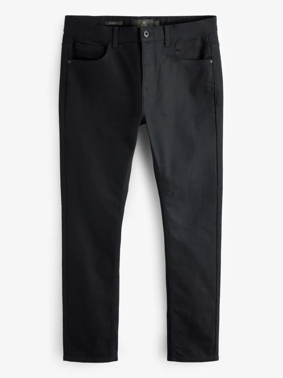Jeans|Next Effen zwart - Enkele - Skinny fit klassieke stretchy jeans