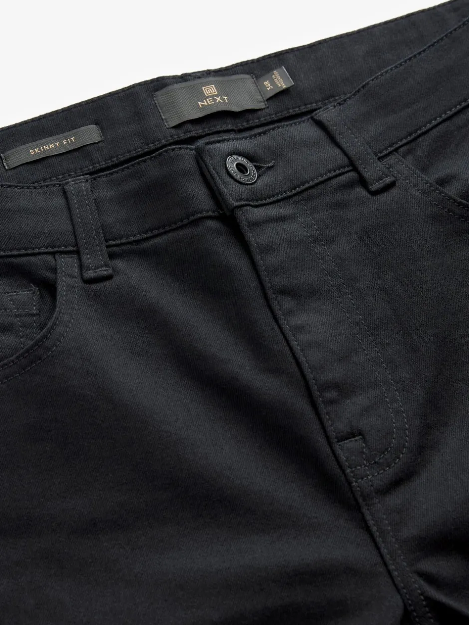 Jeans|Next Effen zwart - Enkele - Skinny fit klassieke stretchy jeans