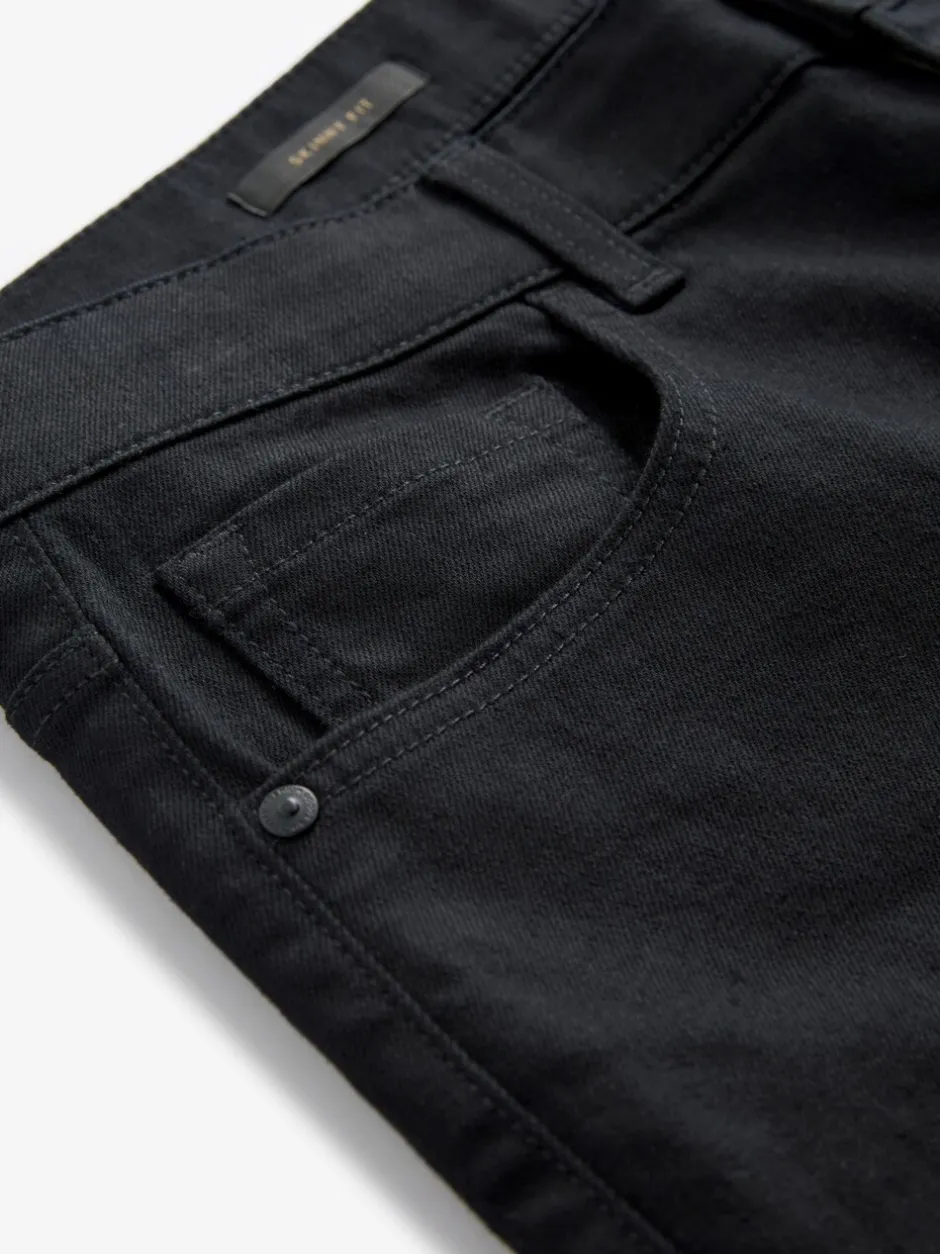 Jeans|Next Effen zwart - Enkele - Skinny fit klassieke stretchy jeans