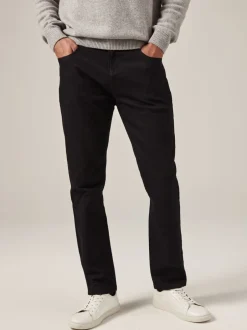 Jeans|Next Effen zwart - Enkele - Slim fit klassieke stretchy jeans
