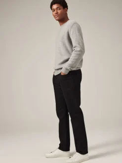 Jeans|Next Effen zwart - Enkele - Slim fit klassieke stretchy jeans