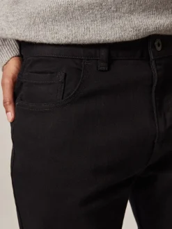 Jeans|Next Effen zwart - Enkele - Slim fit klassieke stretchy jeans