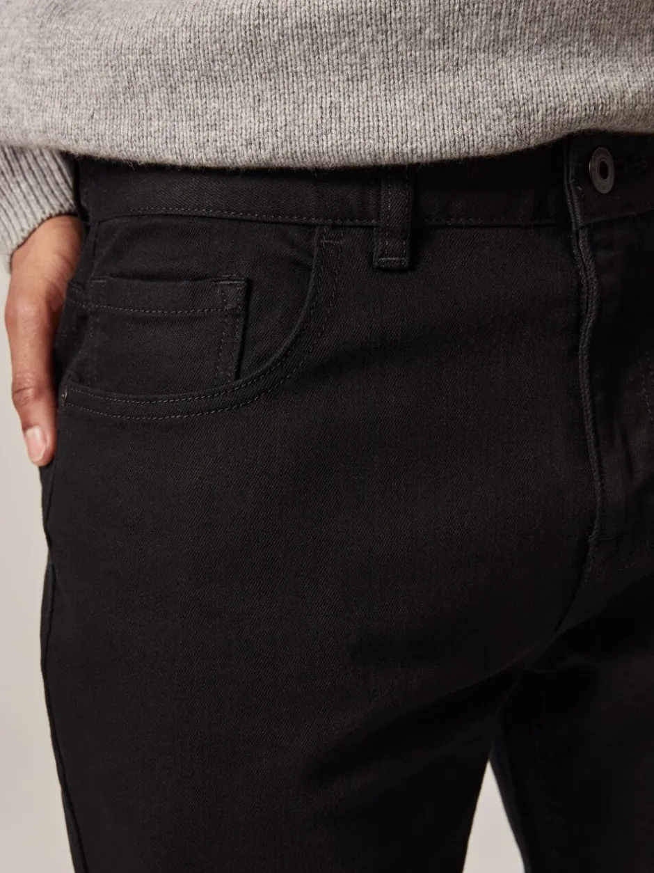 Jeans|Next Effen zwart - Enkele - Slim fit klassieke stretchy jeans
