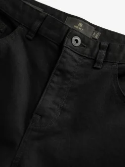 Jeans|Next Effen zwart - Enkele - Slim fit klassieke stretchy jeans