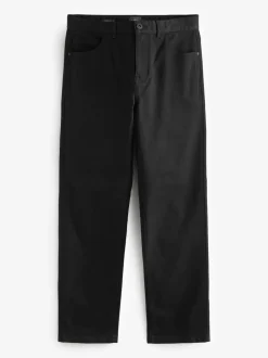 Jeans|Next Effen zwart - Klassieke stretchy Jeans met relaxed fit