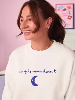 Hoody's En Sweatshirts*Eleanor Bowmer ecru sweatshirt met Mama Like No Other-print