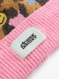 Mutsen, Handschoenen En Sjaals*Eleanor Bowmer Leopard Print Embroidered Hat