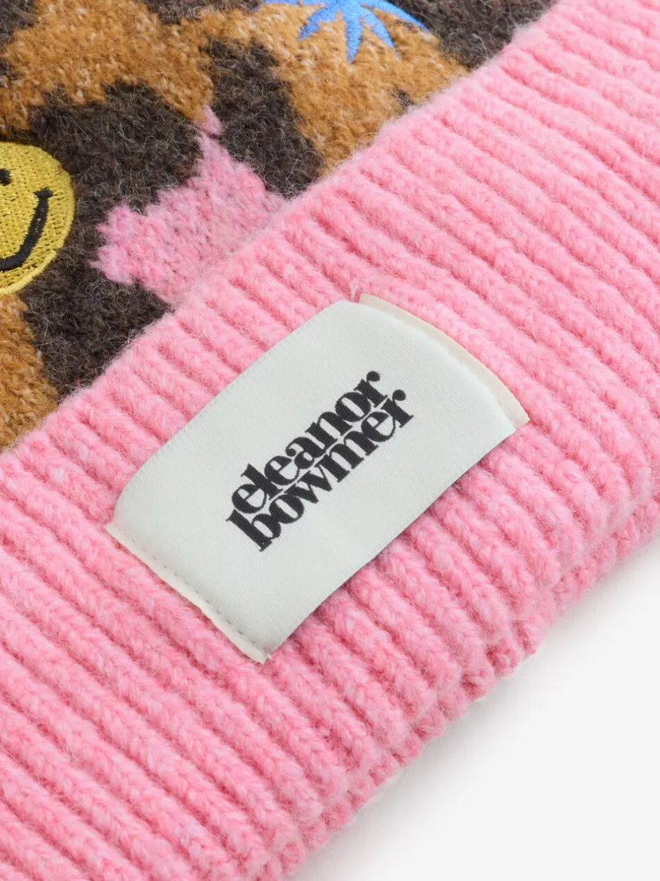 Mutsen, Handschoenen En Sjaals*Eleanor Bowmer Leopard Print Embroidered Hat