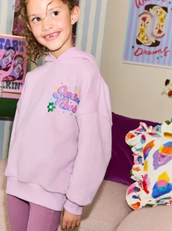 Sweaters En Hoody´S*Eleanor Bowmer Lilac Purple Graphic Hoodie
