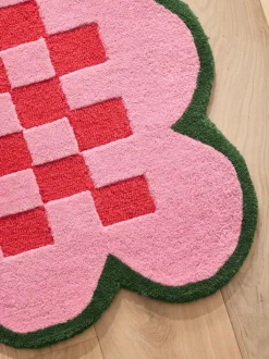 Vloerkleden En Lopers|Vloerkleden En Lopers*Eleanor Bowmer Scallop Checkerboard Wool Tufted Runner