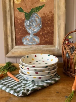 Eetservies En Pastaschalen|Emma Bridgewater - Middelgrote pastakom met stippen