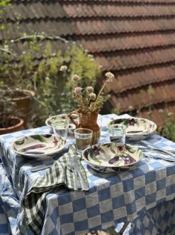 Eetservies En Pastaschalen*Emma Bridgewater Aubergine Flowers Medium Pasta Bowl