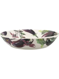 Eetservies En Pastaschalen*Emma Bridgewater Aubergine Flowers Medium Pasta Bowl
