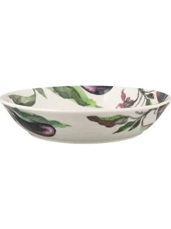 Eetservies En Pastaschalen*Emma Bridgewater Aubergine Flowers Medium Pasta Bowl