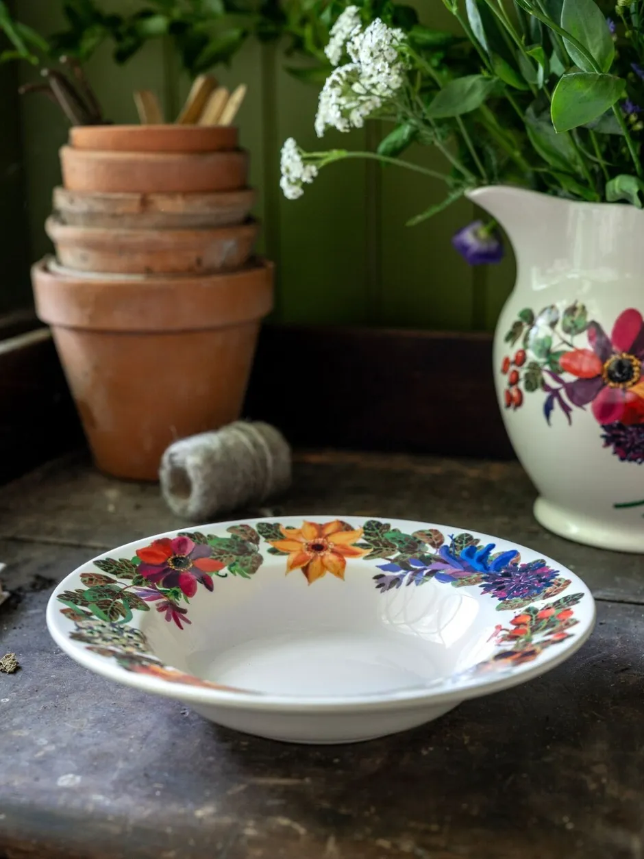 Eetservies En Pastaschalen*Emma Bridgewater Autumn Flowers Soup Plate
