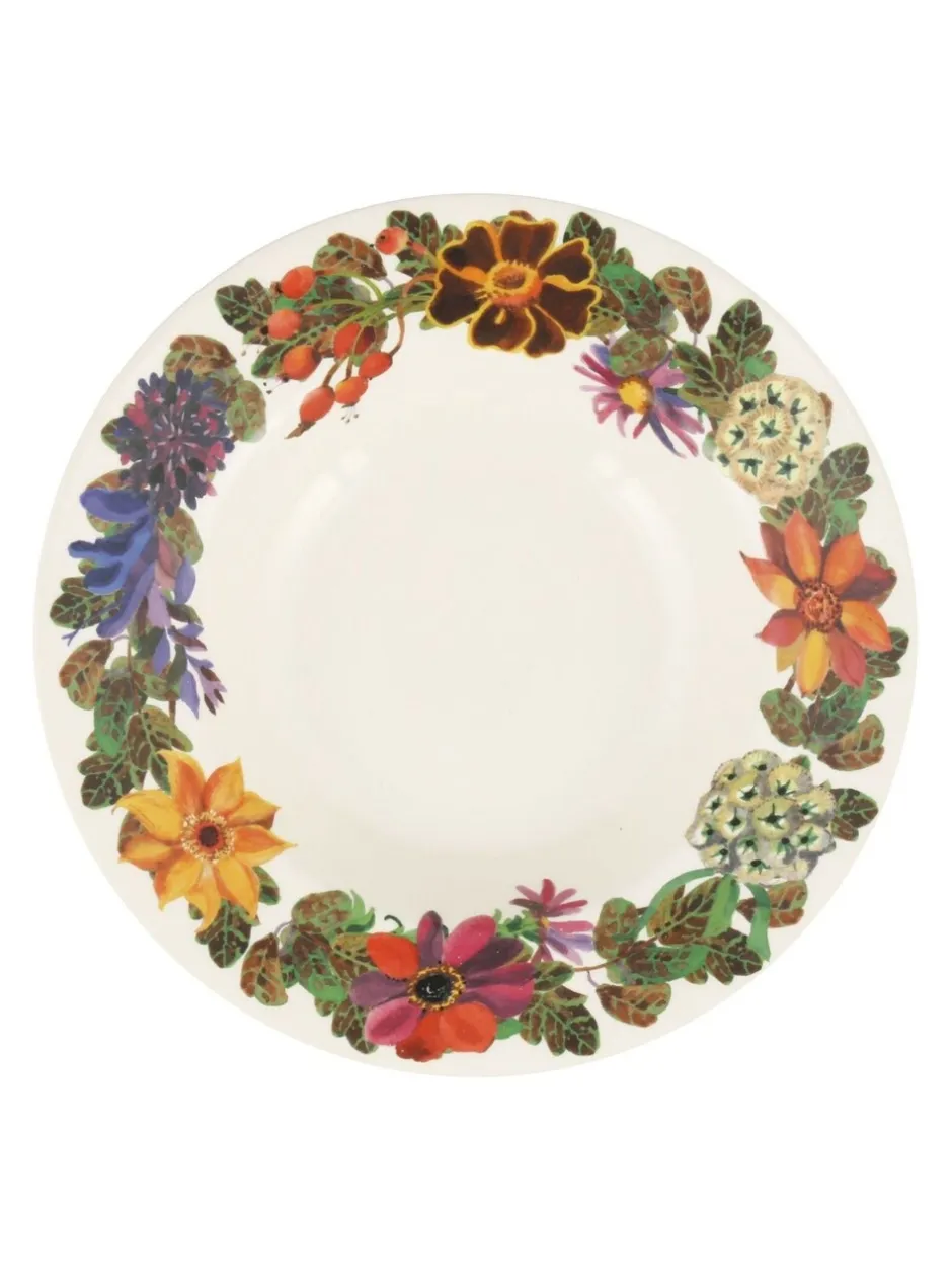 Eetservies En Pastaschalen*Emma Bridgewater Autumn Flowers Soup Plate