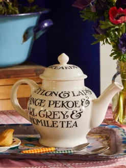 Mokken En Koppen*Emma Bridgewater Black Toast 4 Mug Teapot