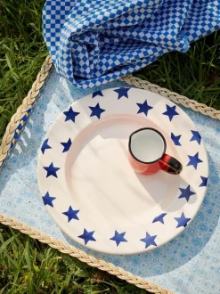 Eetservies En Pastaschalen|Emma Bridgewater Blue Star 10 1/2 Inch Dinner Plate
