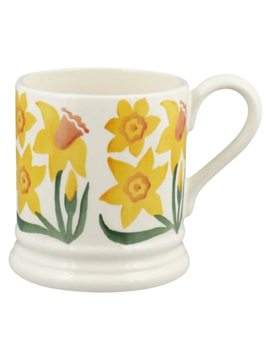 Mokken En Koppen|Emma Bridgewater Daffodil beker van 1/2 pint