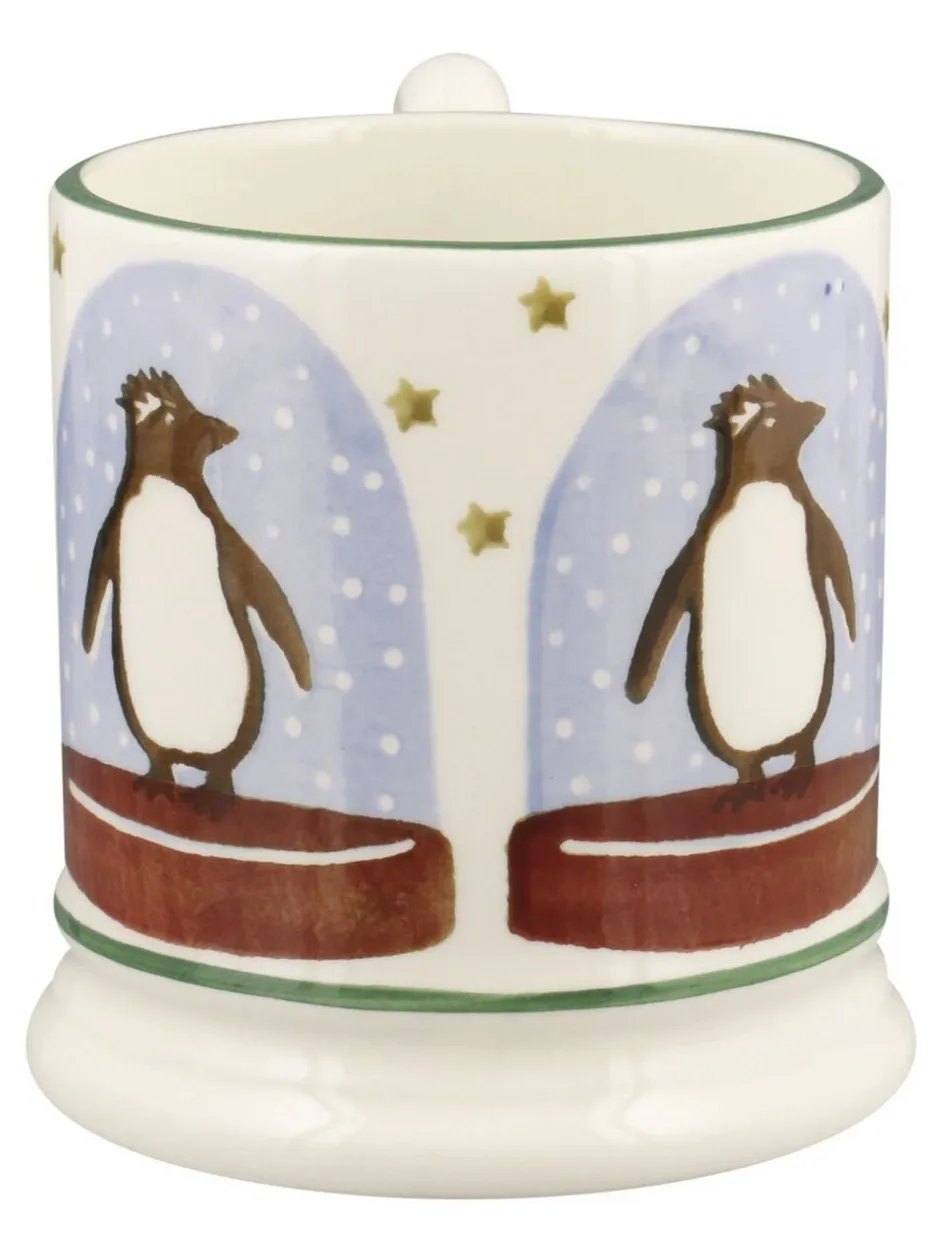 Mokken En Koppen|Emma Bridgewater Penguin Snow Globe 1/2 Print Mug