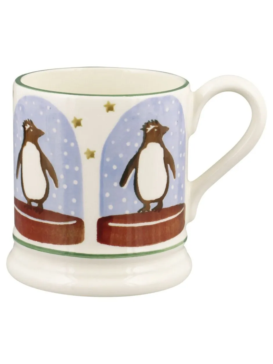 Mokken En Koppen|Emma Bridgewater Penguin Snow Globe 1/2 Print Mug