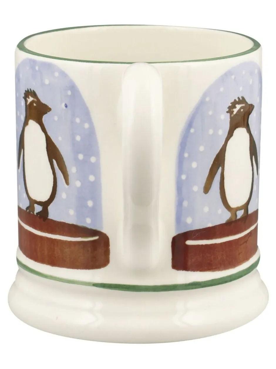 Mokken En Koppen|Emma Bridgewater Penguin Snow Globe 1/2 Print Mug