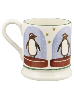 Mokken En Koppen|Emma Bridgewater Penguin Snow Globe 1/2 Print Mug