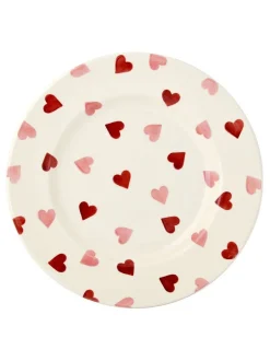 Eetservies En Pastaschalen*Emma Bridgewater Pink Hearts 8 1/2 Inch Side Plate
