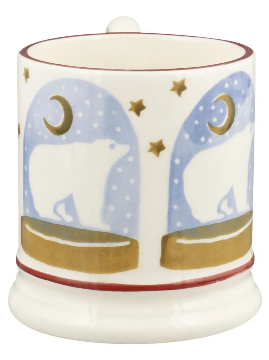 Mokken En Koppen|Tafelgerei|Emma Bridgewater Polar Bear Snow Globe 1/2 Pint Mug