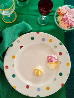 Eetservies En Pastaschalen*Emma Bridgewater Polka Dot 10 1/2 Inch Dinner Plate