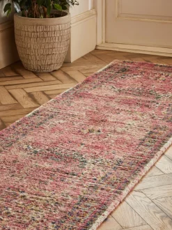 Vloerkleden En Lopers|Vloerkleden En Lopers*Next Emporium - Loper met Oosterse print Roze