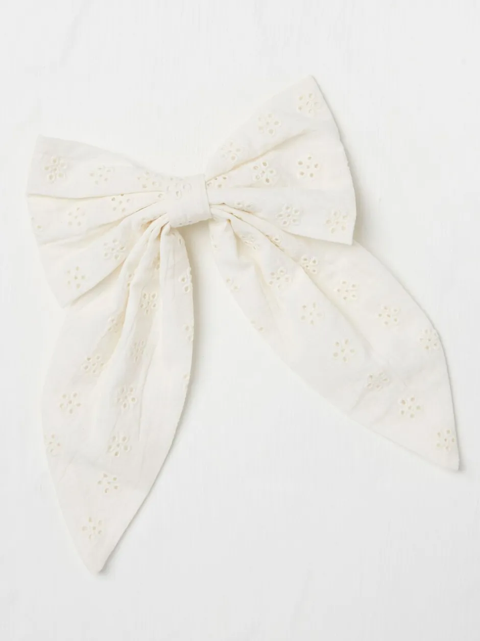 Haaraccessoires*Fat Face FatFace 100% katoenen haarstrik met broderiedetail