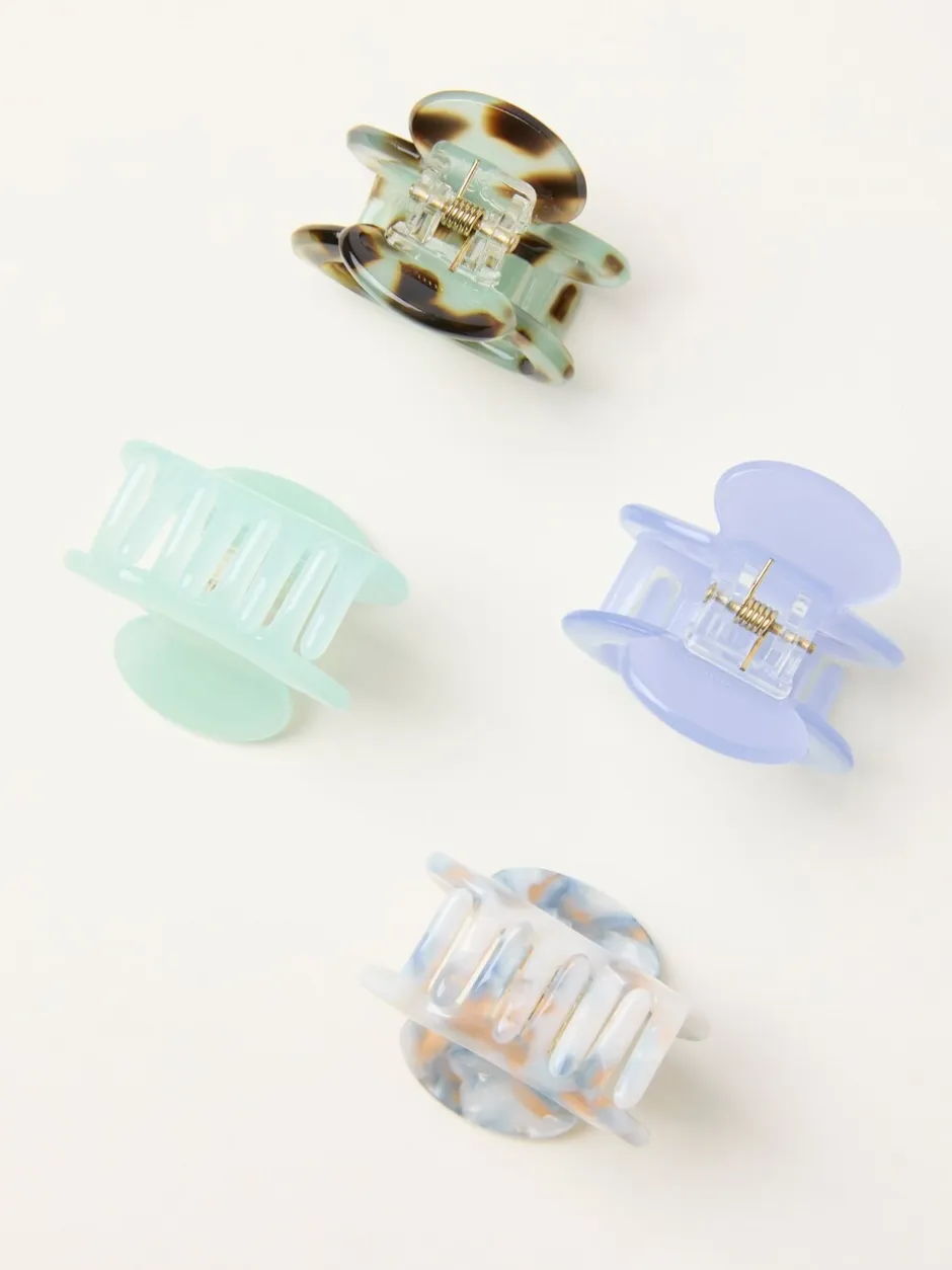 Haaraccessoires*Fat Face FatFace 4 Pack Oval Clips
