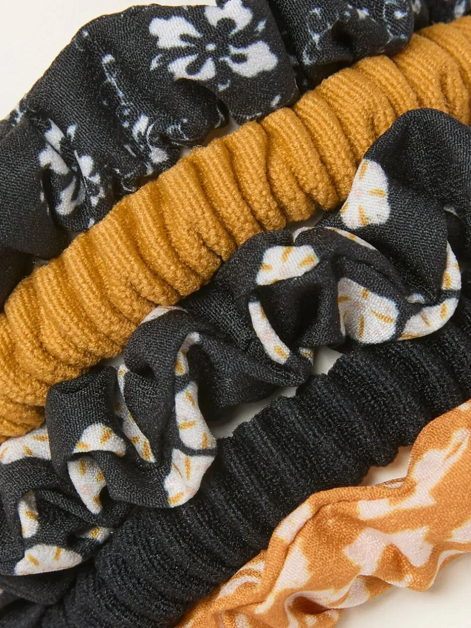 Haaraccessoires*Fat Face FatFace 5 Pack Sand Garden Scrunchies