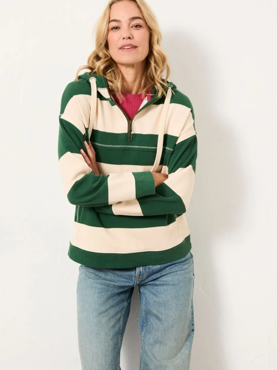 Hoody's En Sweatshirts|Fat Face FatFace 1988 Stripe Hoodie
