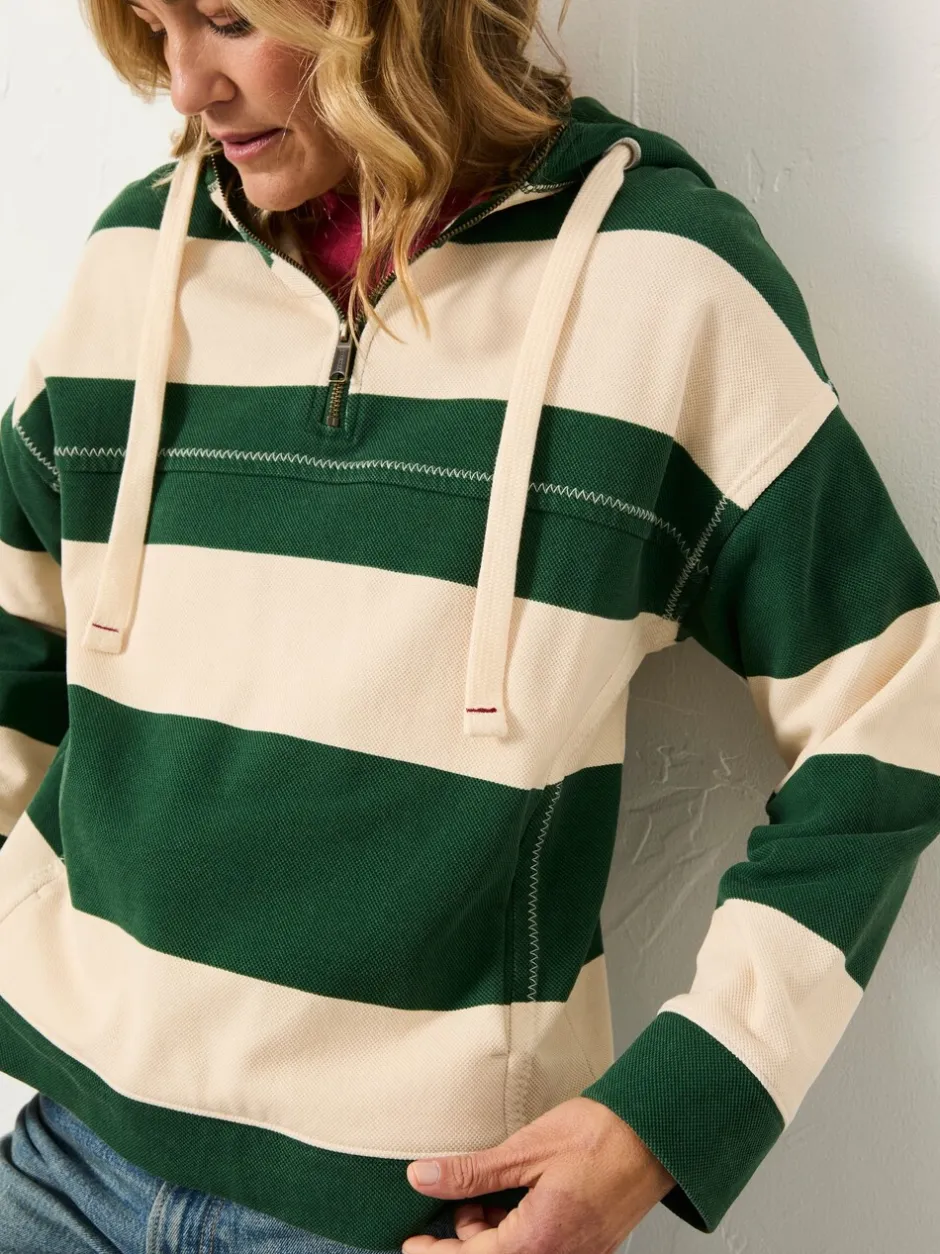 Hoody's En Sweatshirts|Fat Face FatFace 1988 Stripe Hoodie