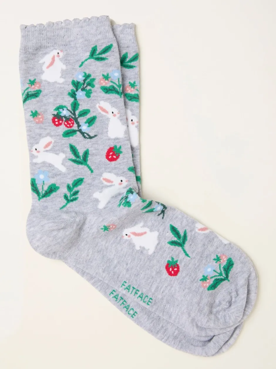 Sokken En Panty's*Fat Face FatFace Bunny Socks