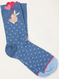 Sokken En Panty's*Fat Face FatFace Bunny Socks